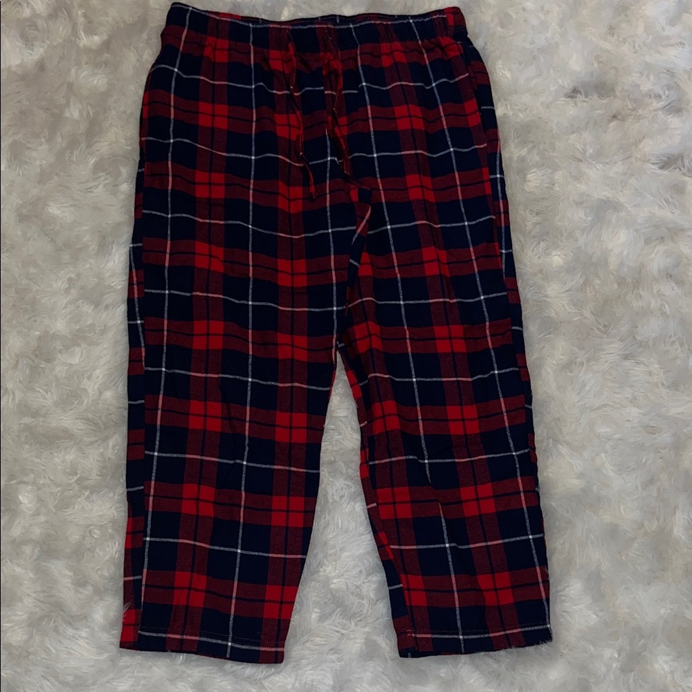 George Red and Black Plaid Pants